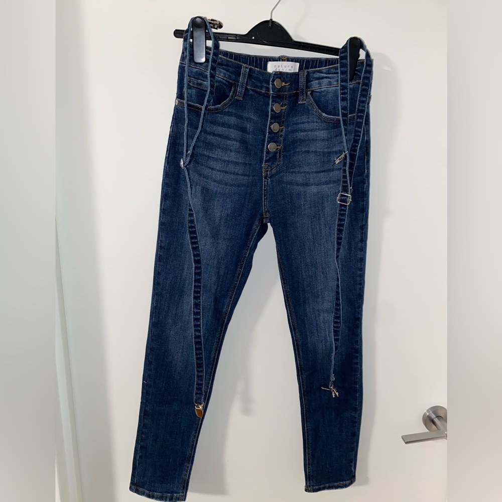 🤩 JEANS WITH ADJUSTABLE SUSPENDERS 🤩